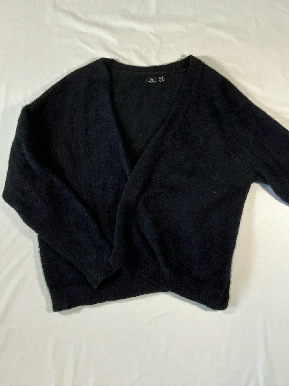 Volcom Black V-Neck Women's cardigan